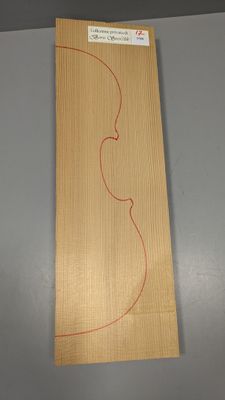 Planche pour table de violon/alto en épicéa, ~43cm. Épicéa p…