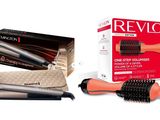 une boîte de brosses à cheveux et une brosse à cheveux sur fond blanc