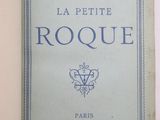 the front cover of a book with the title la petite roque