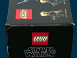 a box of lego star wars figures sitting on a table