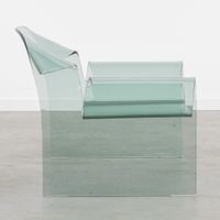 Fauteuil « Ghost » de Cini Boeri (1924 - 2020) en verre bomb… (photo 6)