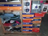 many boxes that are stacked on top of each other