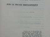 an open book with a black and white title on it