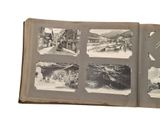 an open book with pictures of people on the pages