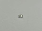 a single white diamond on a white surface
