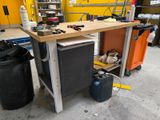 an image of a workbench in a garage