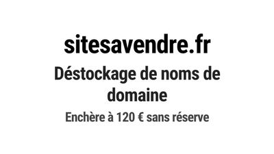 Nom de domaine sitesavendre.fr.