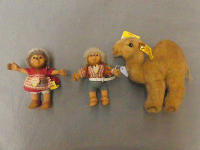 3 peluches steiff - 15 cm