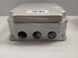 a plastic container with a piece of food inside of it