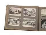 an old book with pictures of people and vehicles in it