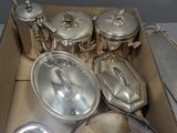 a box of silverware that is sitting on a table