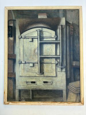 André VIGNOLES (né en 1920) Le haut fourneau