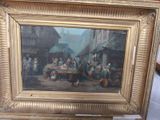 a picture of a picture of a painting on a table