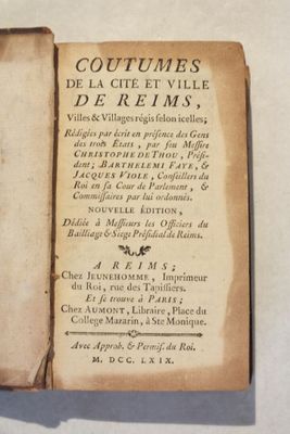 COLLECTIF (Christophe de Thou, Barthelemi Faye, Jacques Viol…