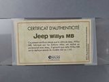 a sign that says jeep willys mb on the side of a car