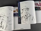 a book with a drawing of a man and a woman on it