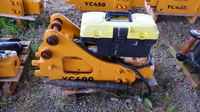 Brise roche hydraulique YC400 avec deux burins et kit de recharge...