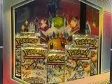 vitrine de la collection « Évolutions Pokémon » - classeur