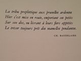 a close up of a wall with a quote written on it