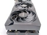 a close up of a video card with a fan on it