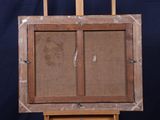 a picture of an easel with a painting on it