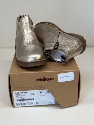 Paire DE Chaussures Enfant Pom D'Api Bob Jod Zip Taille 25 O…