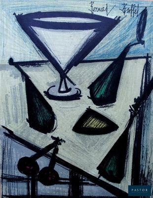 une image représentant un dessin d'une table sur laquelle se trouve une horloge
