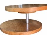 two tables that are stacked on top of each other