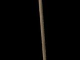 a single flower that is on a stick in the dark