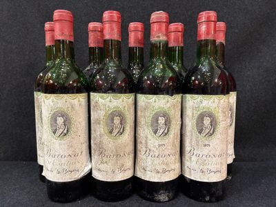 six bouteilles de vin sont alignées sur une table