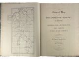 un livre ouvert sur lequel figure une carte de l'Empire allemand