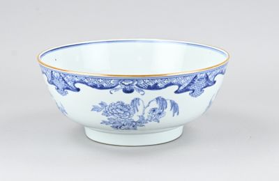 Bol chinois bleu et blanc orné d'un motif de dragon