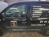 a van that is parked in a garage
