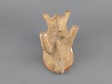 an image of a sculpture of a horse ' s head