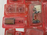 a lot of action figures that are in the package