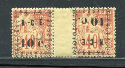 deux vieux timbres-poste sur lesquels figurent un homme et une femme
