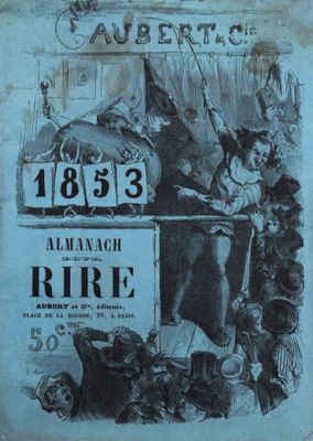 un vieux livre sur la couverture duquel figure l'image d'un homme à cheval devant une foule