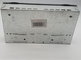 a close up of a metal box with a barcode on it
