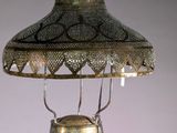 an image of a lamp that is on top of a table