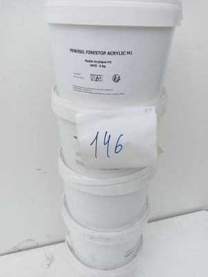 several buckets of water are stacked on top of each other