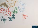 a picture of a child ' s drawing on the wall