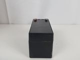 an empty black box sitting on top of a white table
