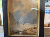 une image d'un tableau sur une table dans une pièce