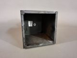 a small metal box with a key in it
