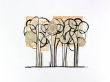 an image of a drawing of a group of trees on a white surface