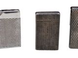 three different types of lighters are shown on a white background