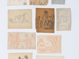 une image représentant un ensemble de dessins de personnages et d'animaux