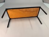 a picture of a wooden bench on a white background