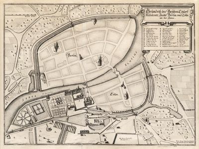 une vieille carte de la ville de Londres indiquant l'emplacement de la Tour de Londres