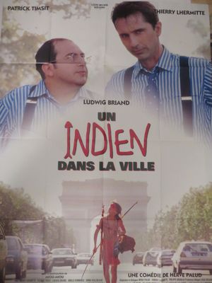 affiche de film représentant un homme et une femme marchant dans une rue